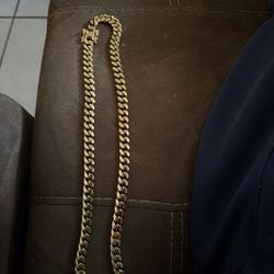 Gold Over Silver Cuban Chains