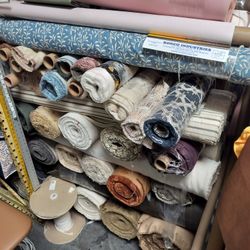 Upholstery Fabric Lot 50+ Rolls 