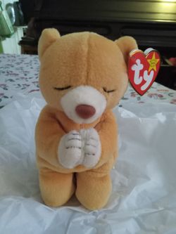 TY Beanie Baby  1998 HOPE The Praying Bear 