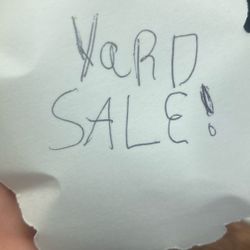 YARD SALE