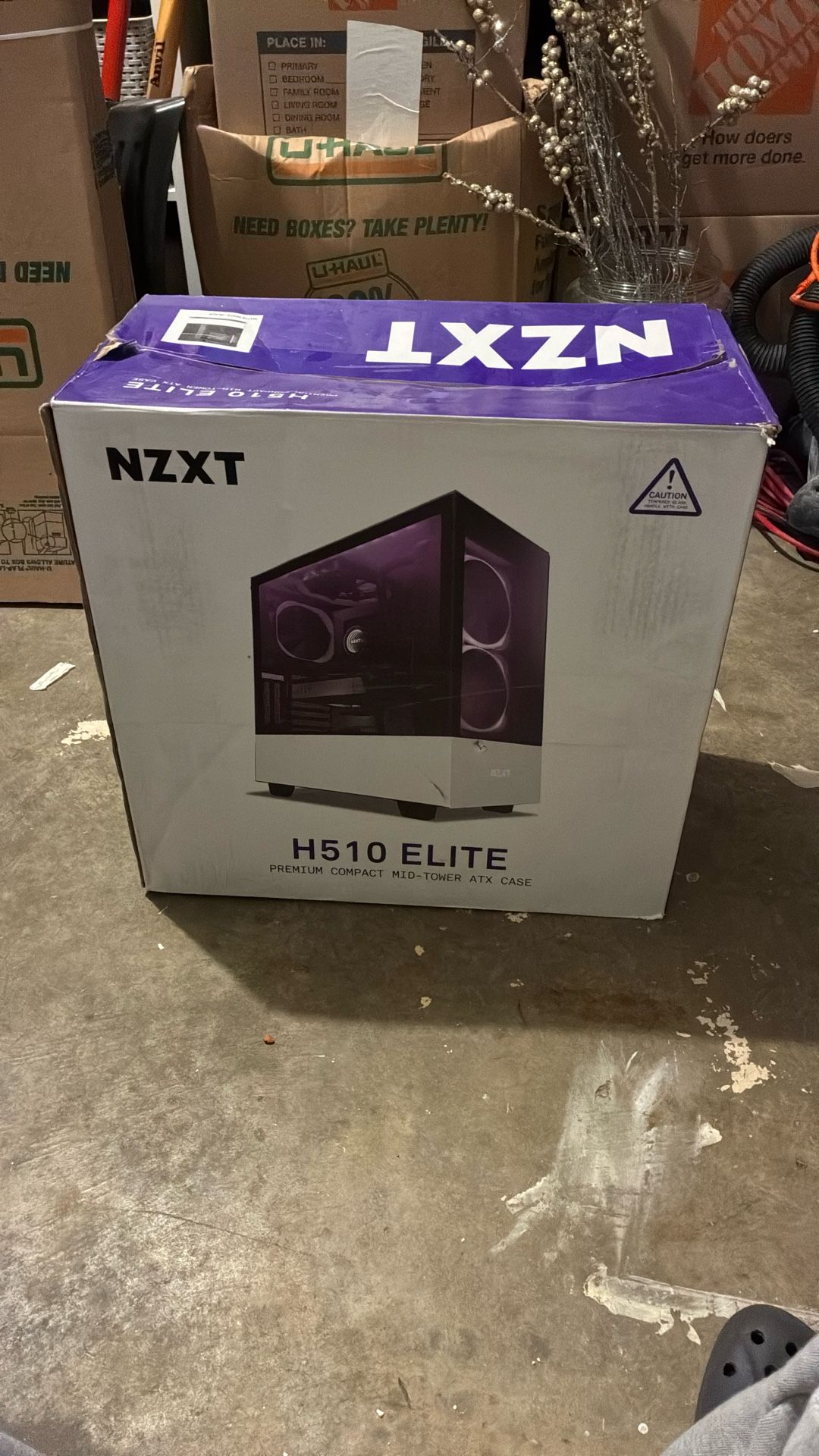 NZXT ELITE H510 MID TOWER ATX CASE