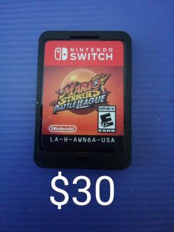 Nintendo Switch Mario Strikers Game 