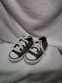 Converse all stars little kids low top canvas camo