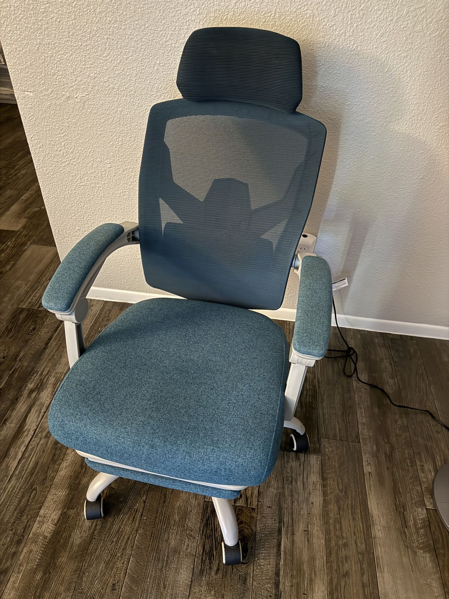 Gaming Chair - Blue Fabric