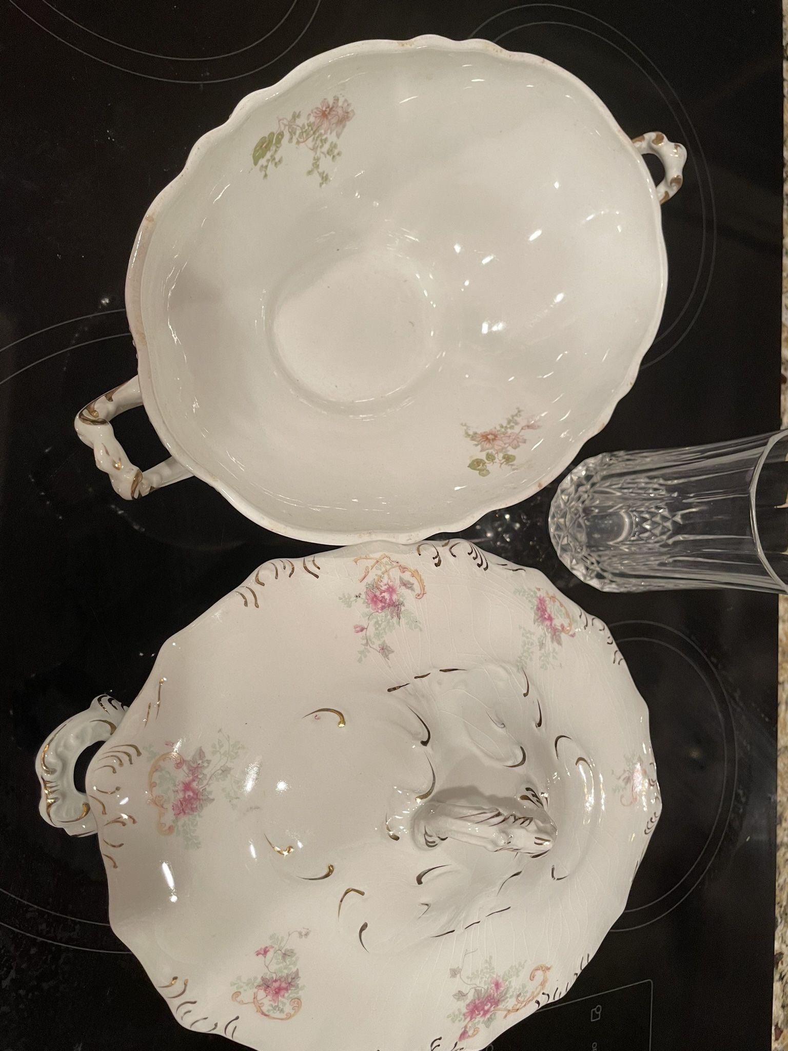 Beautiful >> ANTIQUE<< China Serving Ware