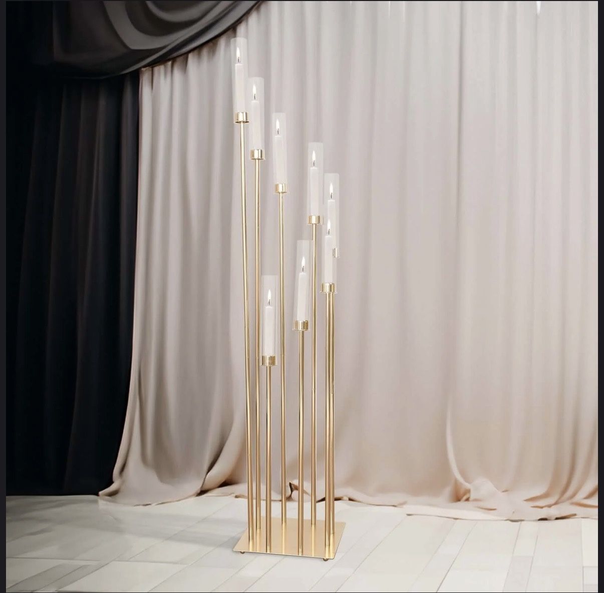 8 Arm Gold Candelabra