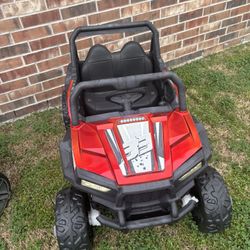 rv truck red ride on