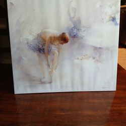 Ballerina Picture On Canvas