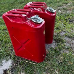 Pair of Vintage Jerry Cans