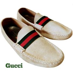 💯 Authentic Gucci Suede Upper Women's Shoes.