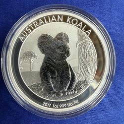 2017 1oz Australia Koala Silver Coin 
