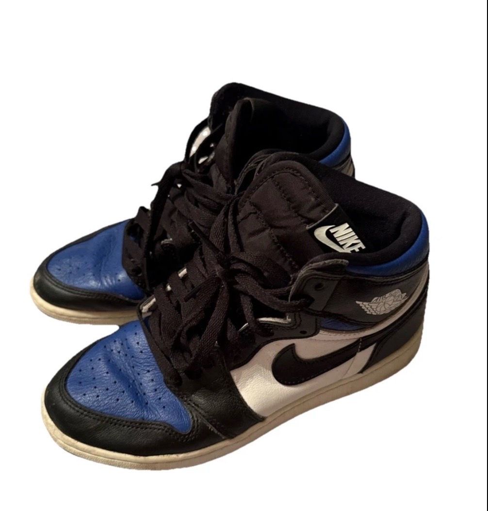 Air Jordan 1 Retro High OG "Royal Toe" *No Box, Size US 4,5 (EU 36,5)