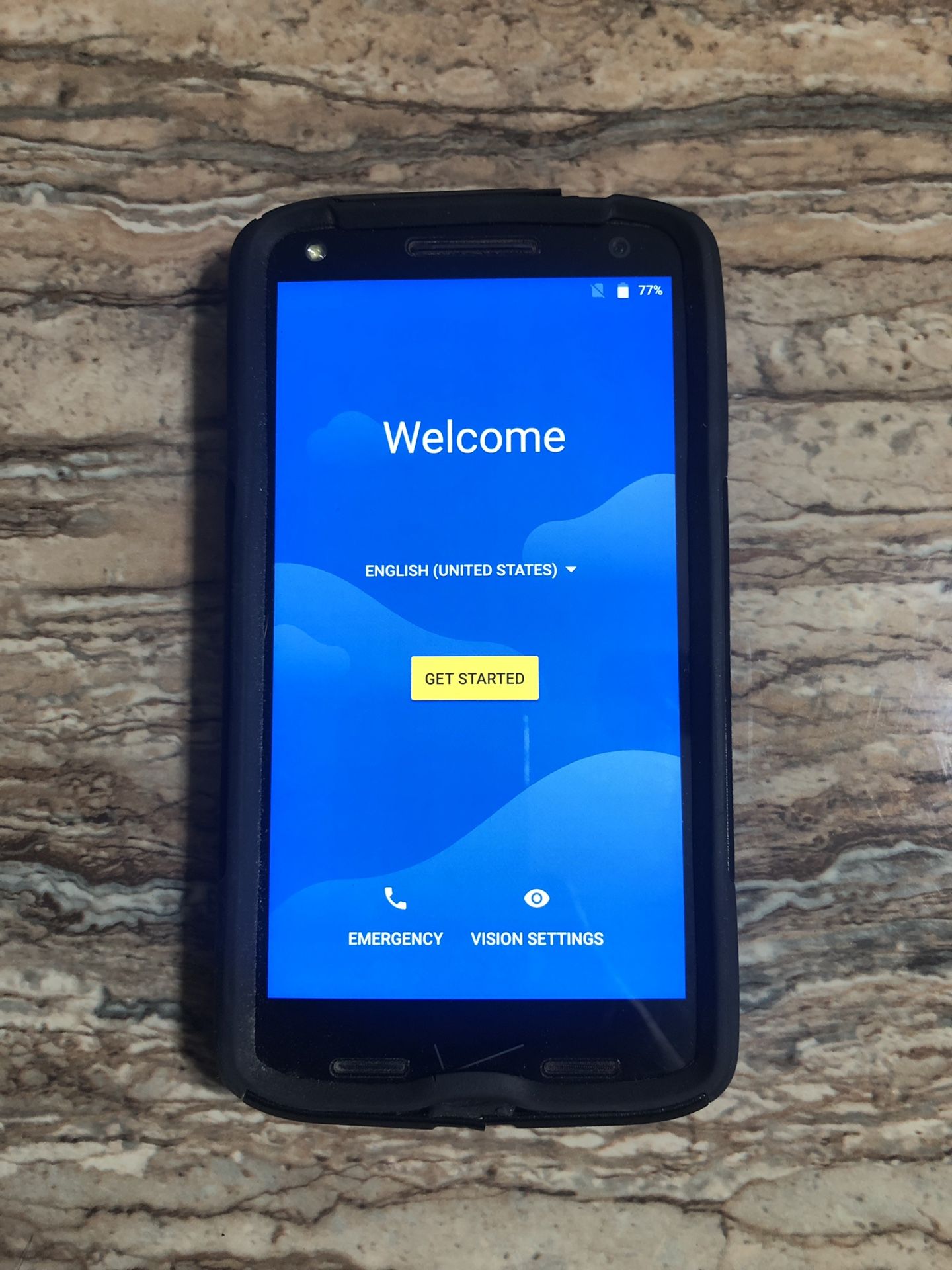 MOTOROLA DROID ULTRA W/ OTTER BOX CASE