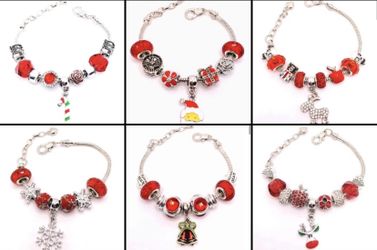 Wholesale Lot Of 38 Mixed High Quality Christmas Bracelets