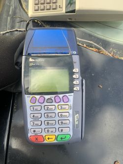 Verifone (Omni 3750)debit Credit Card Reader Use Only 1 Year In Business