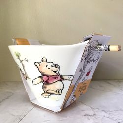 Disney Winnie the Pooh Ramen Noodle Ceramic Bowl + Chopsticks