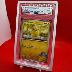 Pokemon Pikachu (Illistration Contest 2024) PSA 9 
