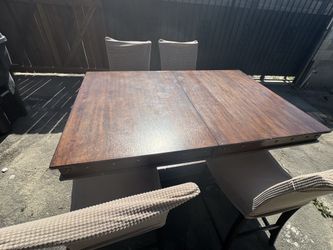 Table and 4 chairs