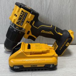 DeWalt DCD799 Atomic 20V 1/2" Compact Hammer Drill With 3.0 Battery (A1G014509)