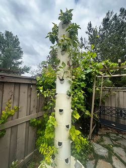 Hydroponic tower for gardening