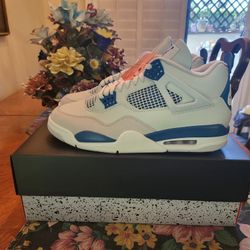 Brand New Size 12 Jordan 4 Military Blue