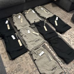 10pc Essentials Shorts 5 Black And 5 Gray All Size Small