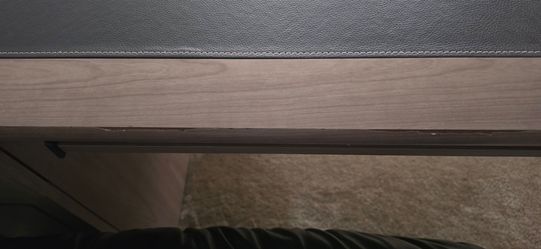 Executive Desk L-shaped gray /taupe