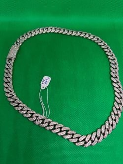 10 karat fully bust down necklace natural diamonds