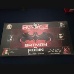 Batman & Robin Monopoly Board Game