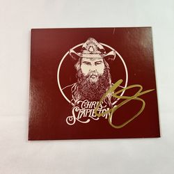 Chris Stapleton Autograph CD Insert