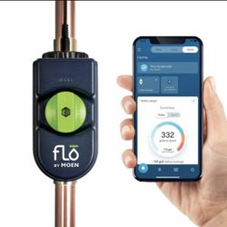 MOEN 900-006 Flo Smart WiFi Water Monitor for 1" Pipe New in box