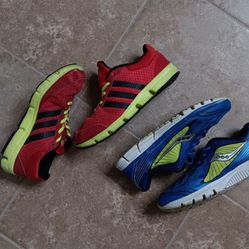 Adidas-Saucony Athletic Unisex Sneaker Beater Bundle 
6 Youth/ 7.5 Wo.