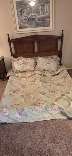 Queen Headboard and Frame