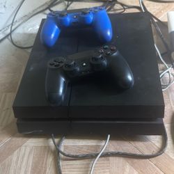 PS4 with 2 Controllers 