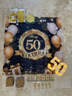 50th Birthday Party Decorations