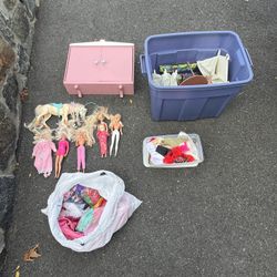 (5) Barbie Dolls & Accessories
