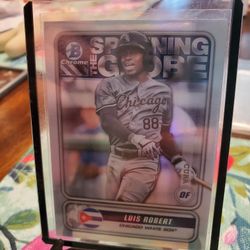 Luis Robert 2020 Bowman Chrome Spanning The Globe Baseball Card 