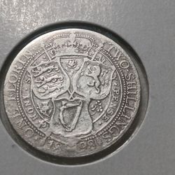 1898 Victoria Shillings 925 Sterling 