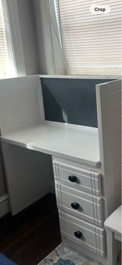 Computer desk and chair