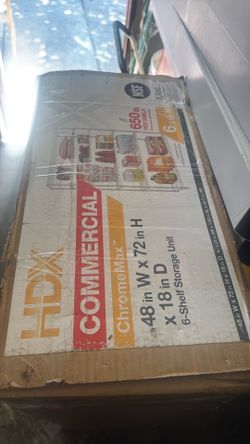 HDX 6 shelf storage