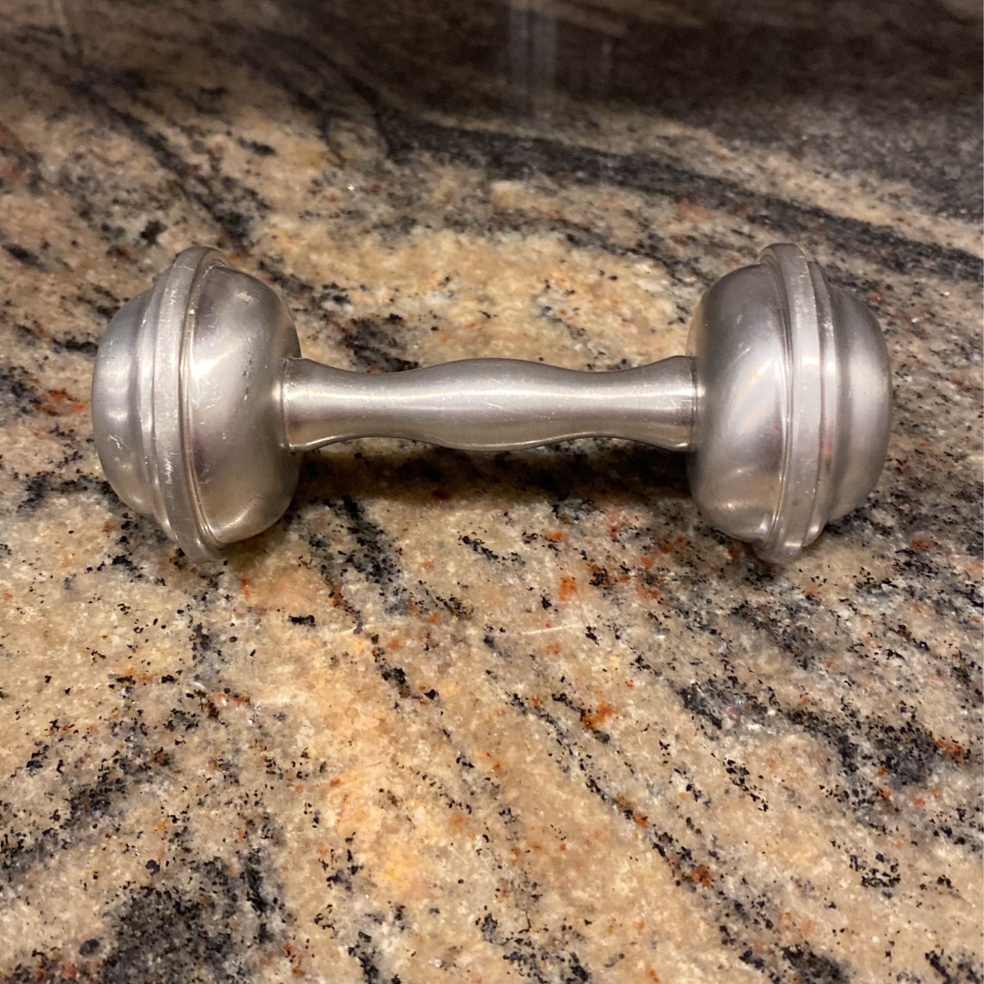 Silver Baby Rattle 