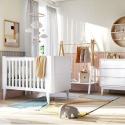 3 In 1 Baby Crib Toddler Bed