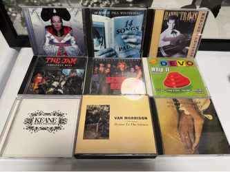 9 CD Lot Alternative Rock Pop Bjork Devo Keane Van Morrison Paul Westerberg