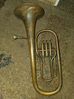 Wurlitzer antique Brass Baritone Horn