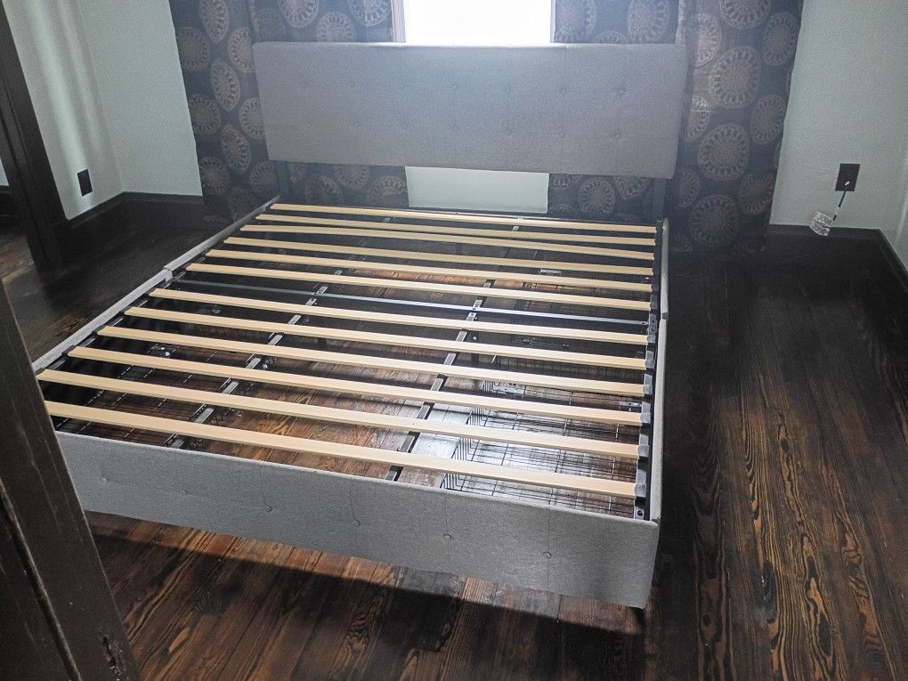King Sized Bed Frame With Under Storage