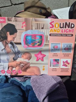 Sound and light  soothing fish tank