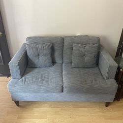 Blue Love Seat