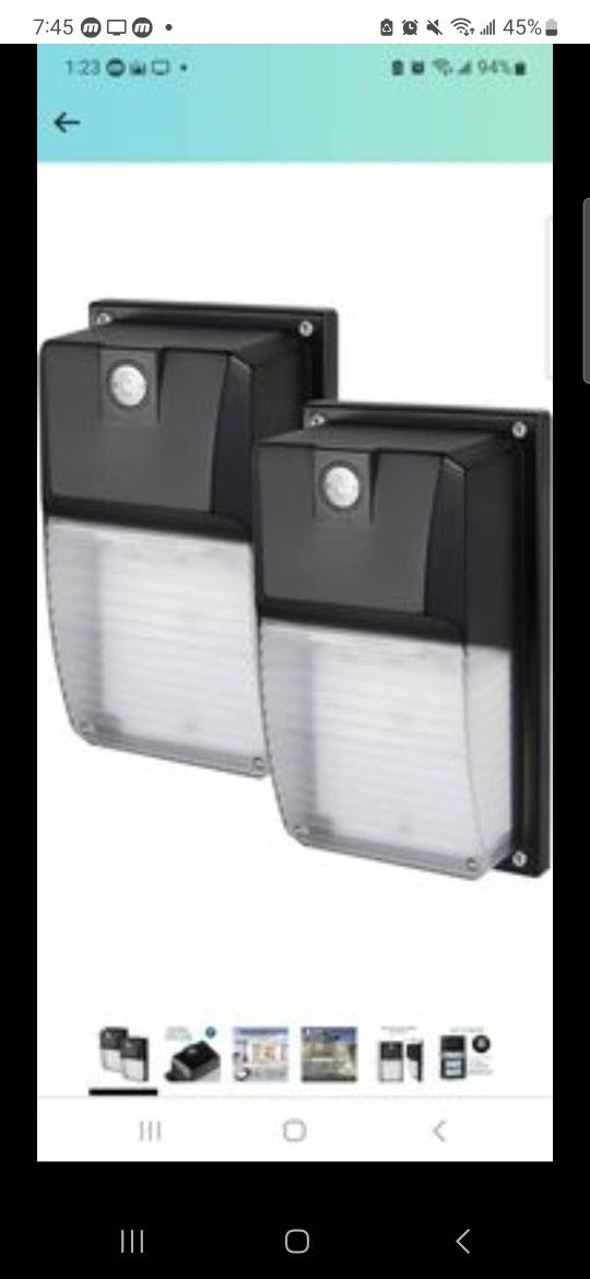 DAKASON LED Wall Pack Photocell Dusk-to-Dawn 18W for Outdoor Porch Lighting 2160 Lumens Replaces 60W HPS/HID Fixture 100-277V, IP65 Waterproof, ETL Li
