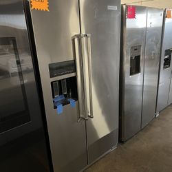 Kitchen Aid Stainless Steel Side By Side Refrigerator