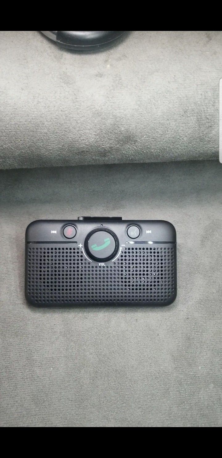 Stereo Car Speaker Phone MK02 Black 300mA 5V Bluetooth Portable Handsfree Stereo Car Speaker